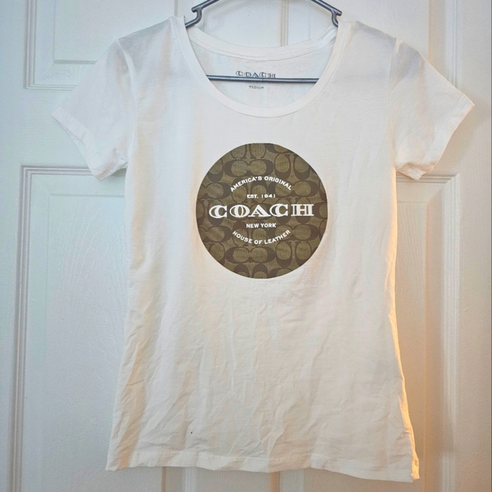 Coach women logo T Shirt